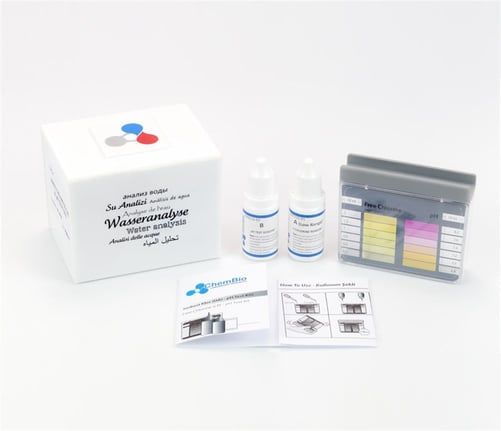 Free Chlorine - pH Test Kit Comparator 0,05 - 5 ppm / 6,8 - 8,2