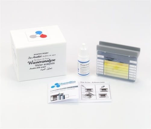 Free Chlorine Test Kit Comparator 0,1 - 0,3 - 0,5 - 1 - 3 - 5 ppm