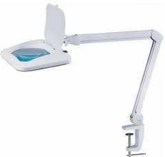 6020 Köşeli Lensli Led Işıklı Mengeneli Büyüteç 5X