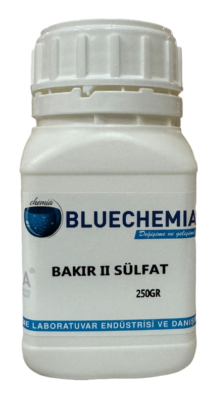 Bakır Sülfat - Copper Sulfate  / Pentahidrat pure  250 gr.