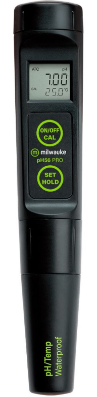 Milwaukee PH56 PRO -  PH METRE+Sıcaklık, Kalem Tipi, Hassasiyet:0.01