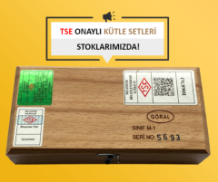 ECZANE İÇİN KEFELİ TERAZİ   KÜTLE SETİ - 110GR.-  TSE ONAYLI