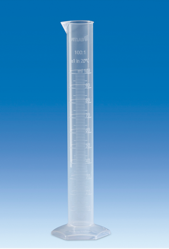 MEZÜR 1000 ML. PLASTİK UZUN FORM VITLAB